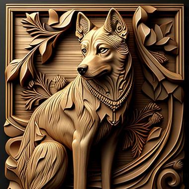 3D модель Чехословацкая волчья собака (STL)